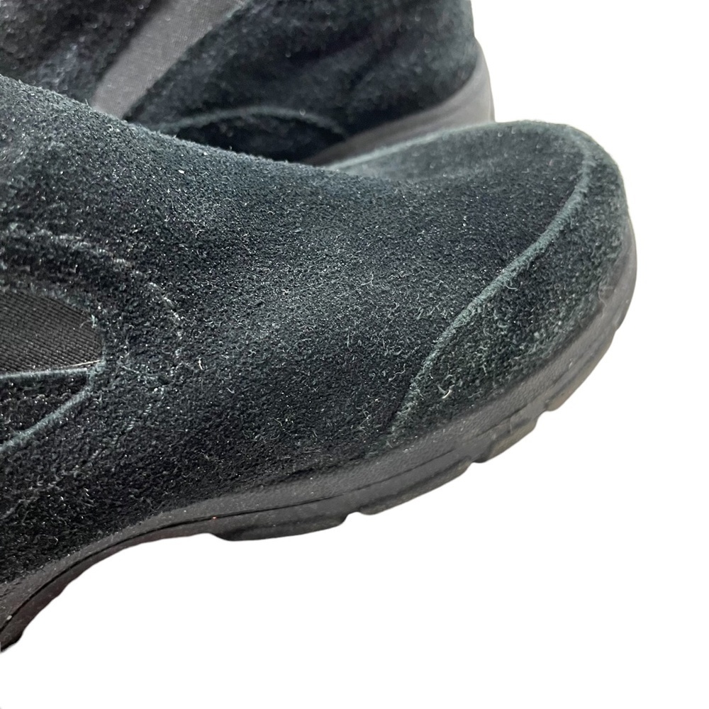 LAND'S END Genuine Leather Black Suede Loafers Casual Flats Low Top Shoes 9.5 D - Picture 12 of 16